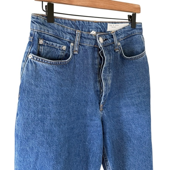 Rag & Bone Alissa High Rise Barrel Leg in Laguna - Picture 9 of 11